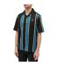 Chemise Motif Rayé Homme Noir Bleu Fred Perry-1
