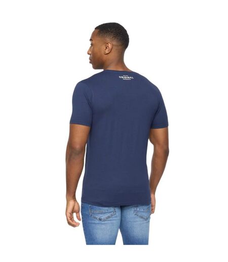 Mens wilsby t-shirt navy Crosshatch