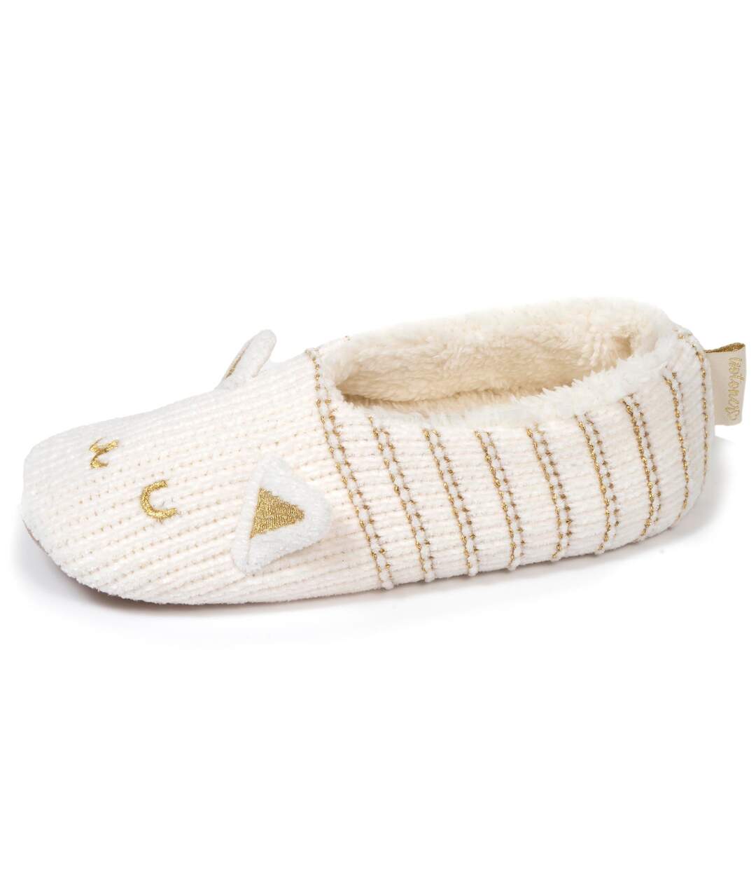 Isotoner Chaussettes d'intérieur femme fourrées, antidérapante-1