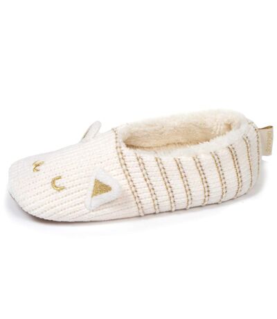 Isotoner Chaussettes d'intérieur femme fourrées, antidérapante