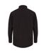 Mens Cotton Drill Overshirt Navy Front Row-4
