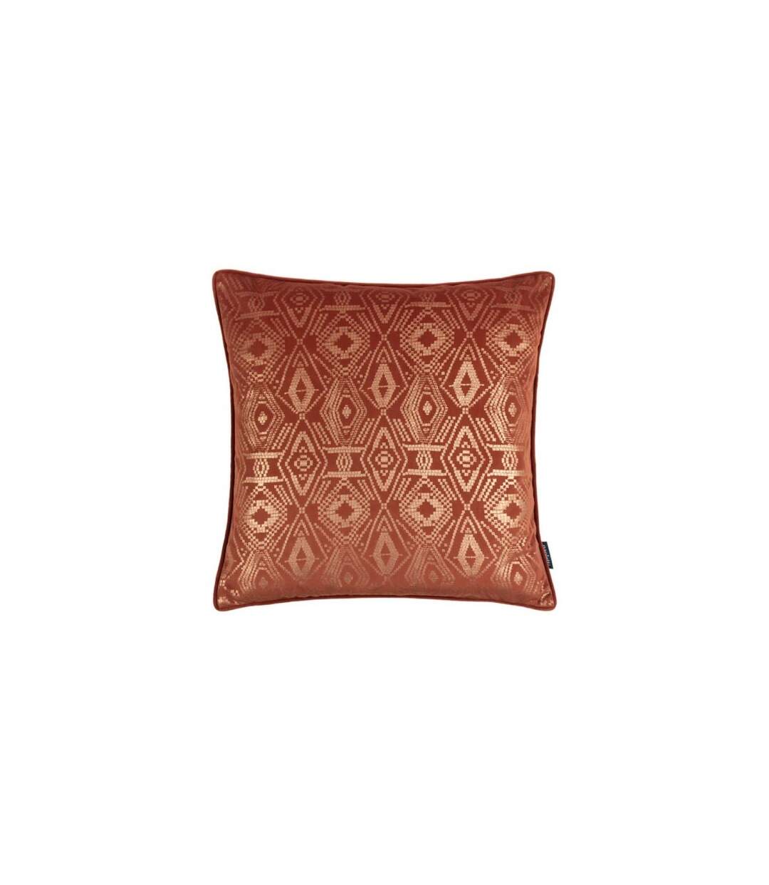Housse de coussin tayanna 50 cm x 50 cm rouge orangé Paoletti-1