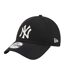 Mens New York Yankees Baseball Cap Black New Era-1