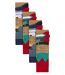 12 Pair Multipack Mens Christmas Design Socks