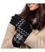 Ladies Knitted Thermal Insulated Gloves for Winter-3