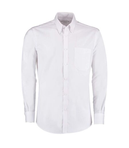 Chemise oxford hommes blanc Kustom Kit