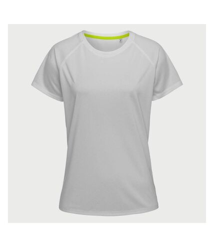 Stedman Womens/Ladies Raglan Mesh T-Shirt (White) - UTAB347