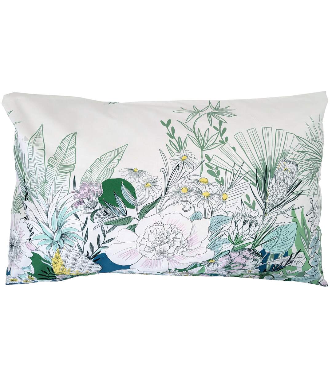 Taie d'oreiller percale de coton collection BALI-1
