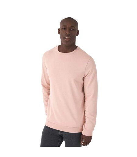 Sweat Manches Cousues Homme Rose Pâle B&C