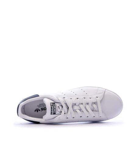 Baskets stan smith blanches/marines homme adidas m20325