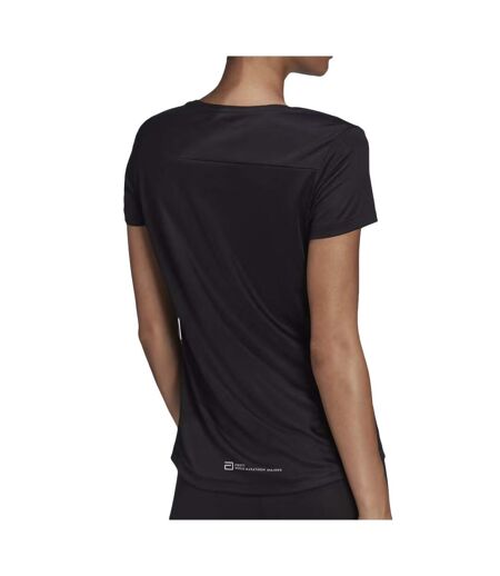 T-shirt De Running Noir Femme Adidas Finisher