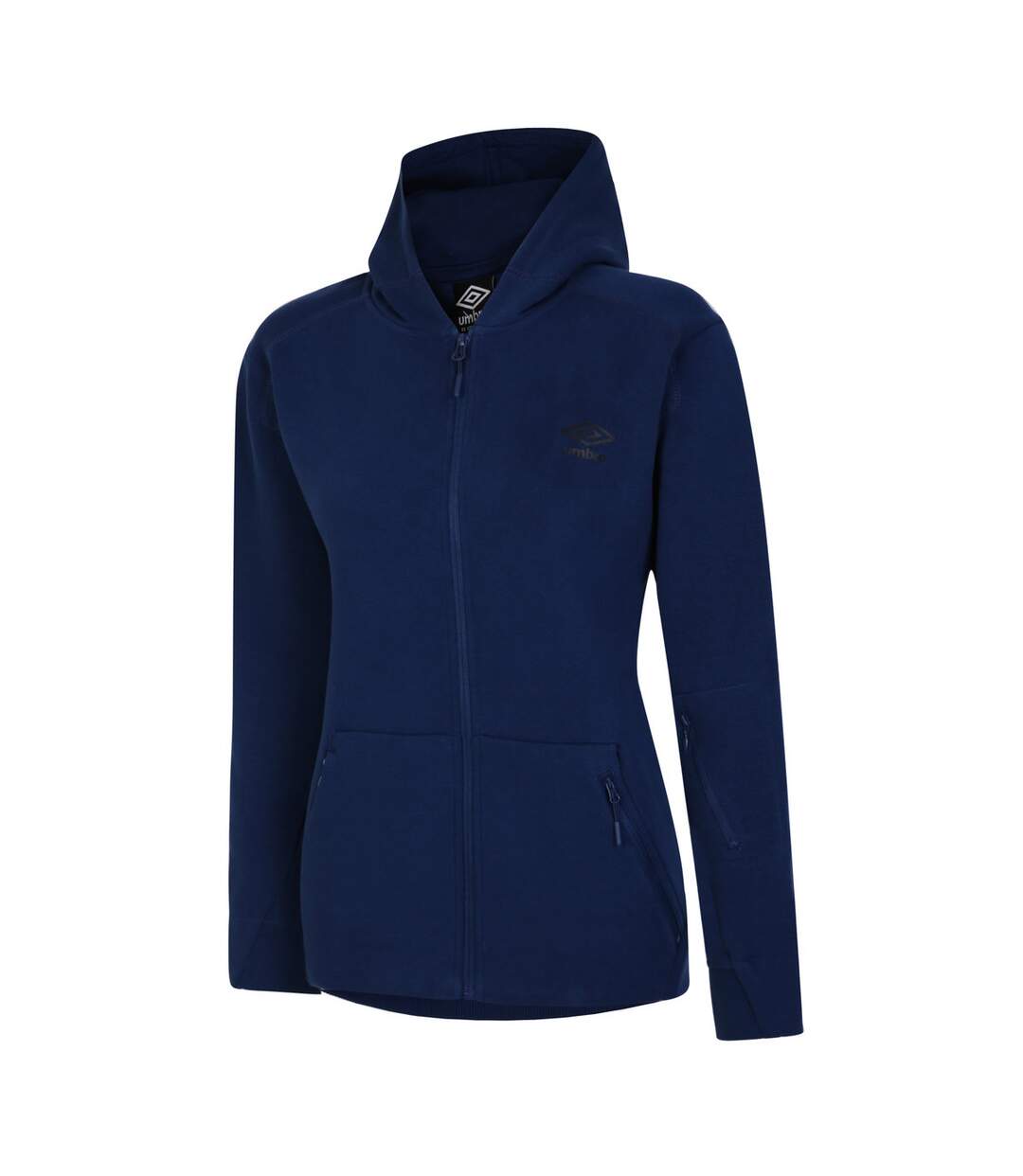 Womens/ladies pro elite fleece jacket navy Umbro-1