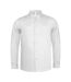 Kariban Mens Long Sleeve Mandarin Collar Shirt (White) - UTPC2540-1