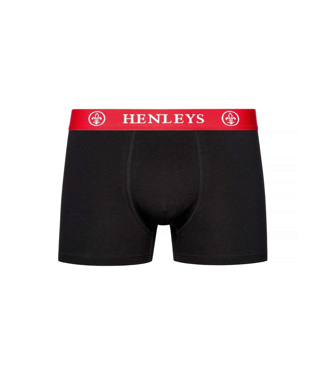 Pack Of 5  Mens Primas Boxer Shorts  Black Henleys-4