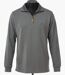 WINCHESTER CAMPO2G — Sweat col montant zippé gris : douceur 100 % coton-3