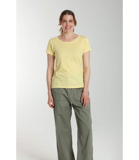Tee Shirt Col Rond Manches Courtes Femme Marine   Avec Col Rond | Gerard Pasquier