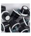 Precision Nylon Football Boot Studs Set (Black/White) - UTRD325-2
