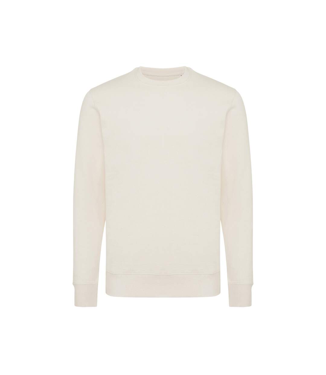 Unisex adult etosha recycled cotton lightweight sweatshirt ivory white Iqoniq-1