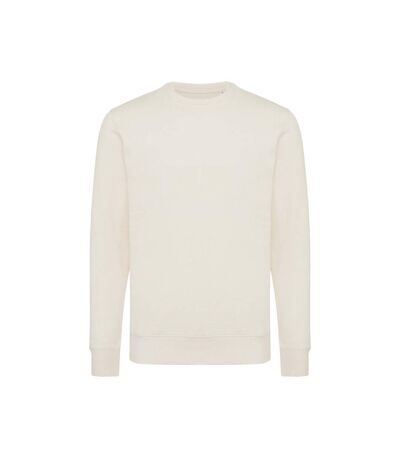 Unisex adult etosha recycled cotton lightweight sweatshirt ivory white Iqoniq