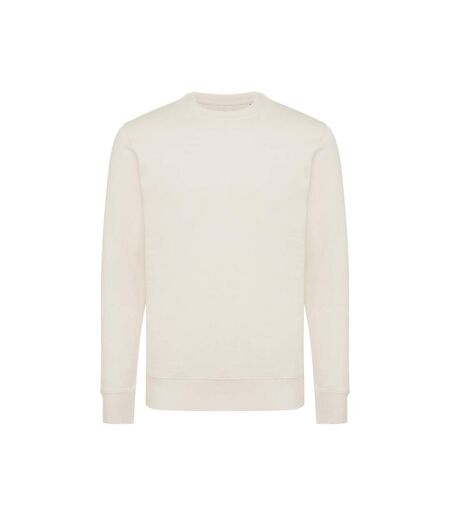 Unisex adult etosha recycled cotton lightweight sweatshirt ivory white Iqoniq