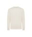 Unisex adult etosha recycled cotton lightweight sweatshirt ivory white Iqoniq-1