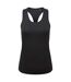 Womens/ladies performance recycled undershirt black TriDri