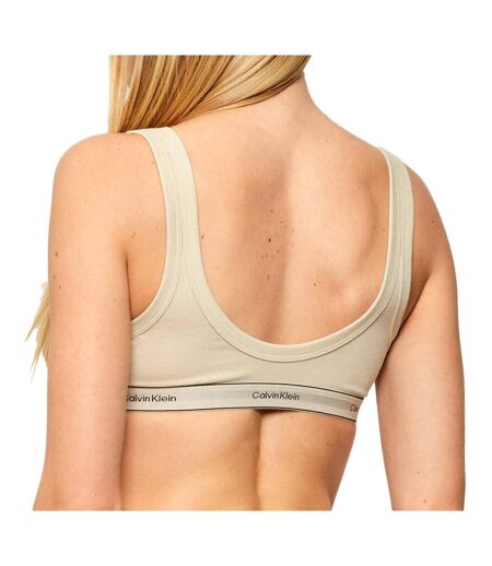 brassière beige femme calvin klein jeans unlined