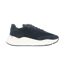 Mens packington suede trainers navy Mallet-3