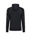 Mens control ii running hoodie black Mountain Warehouse