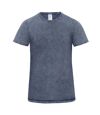 B&C Denim Mens Editing Short Sleeve T-Shirt (Raw Blue)