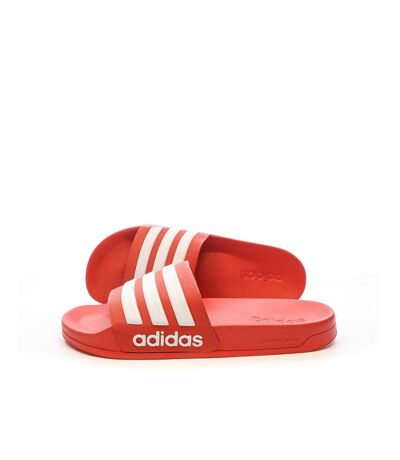 Claquettes Rouge/Blanc Homme Adidas Cf Adilette - 43