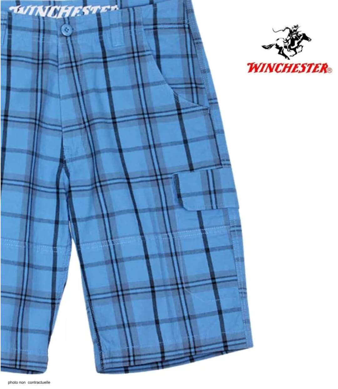 Bermuda WINCHESTER INTACT1 à carreaux en coton : le style décontracté et rafraîchissant de l'été-4
