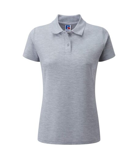 Polo À Manches Courtes  Pour Femme Gris Clair Jerzees Colours