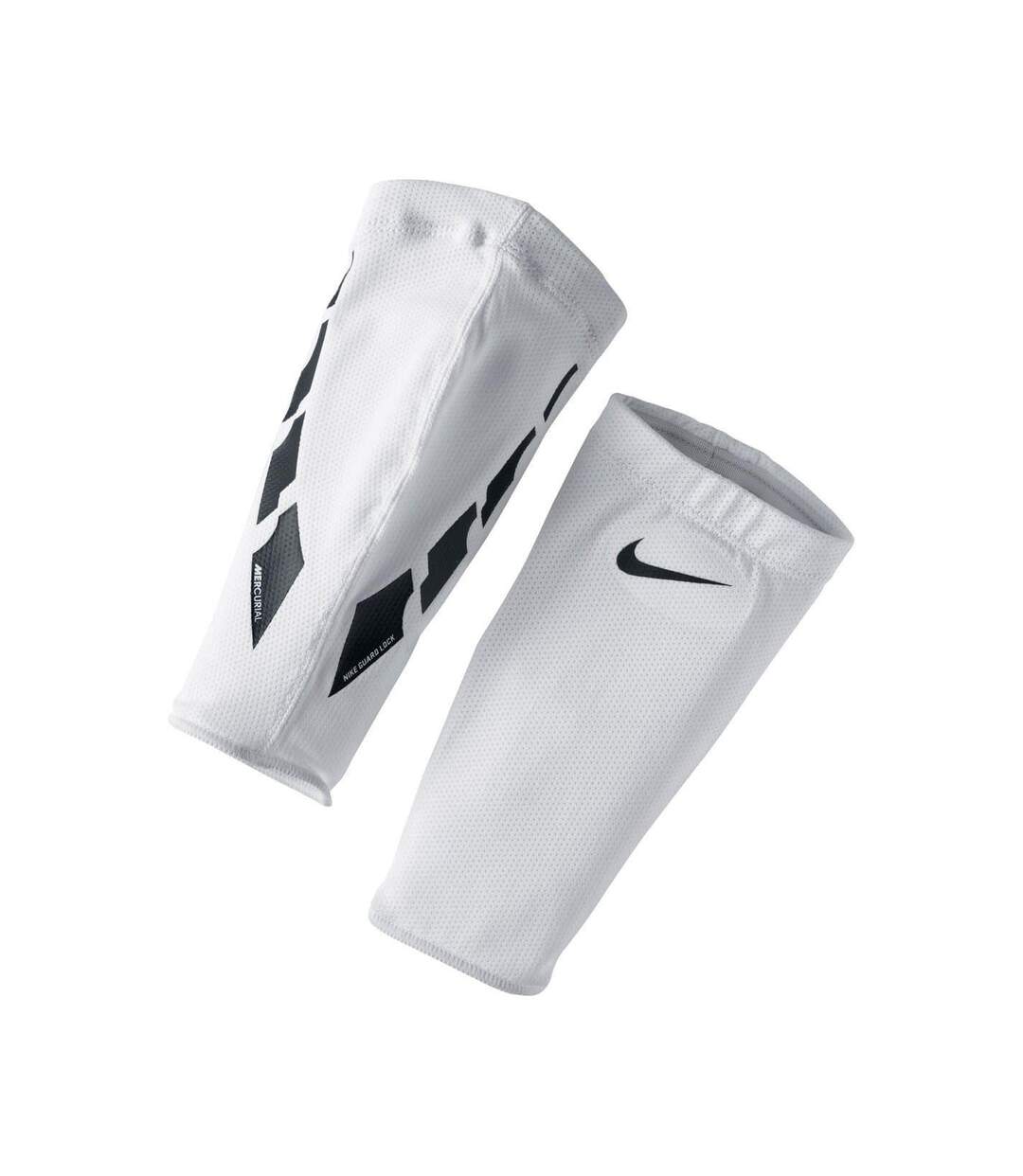 Elite Swoosh Shin Guard Sleeves White Black Nike-1