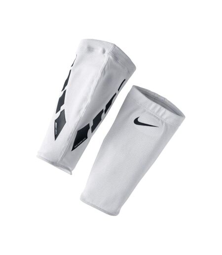 Elite Swoosh Shin Guard Sleeves White Black Nike