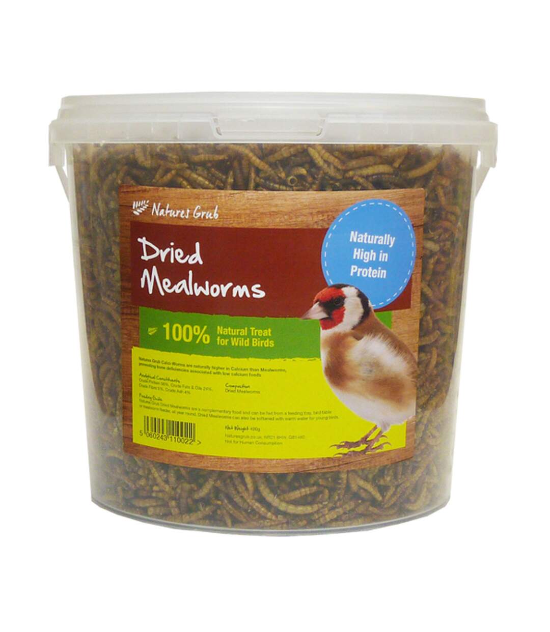 Natures Grub Dried Mealworms (May Vary) (200g) - UTBZ341