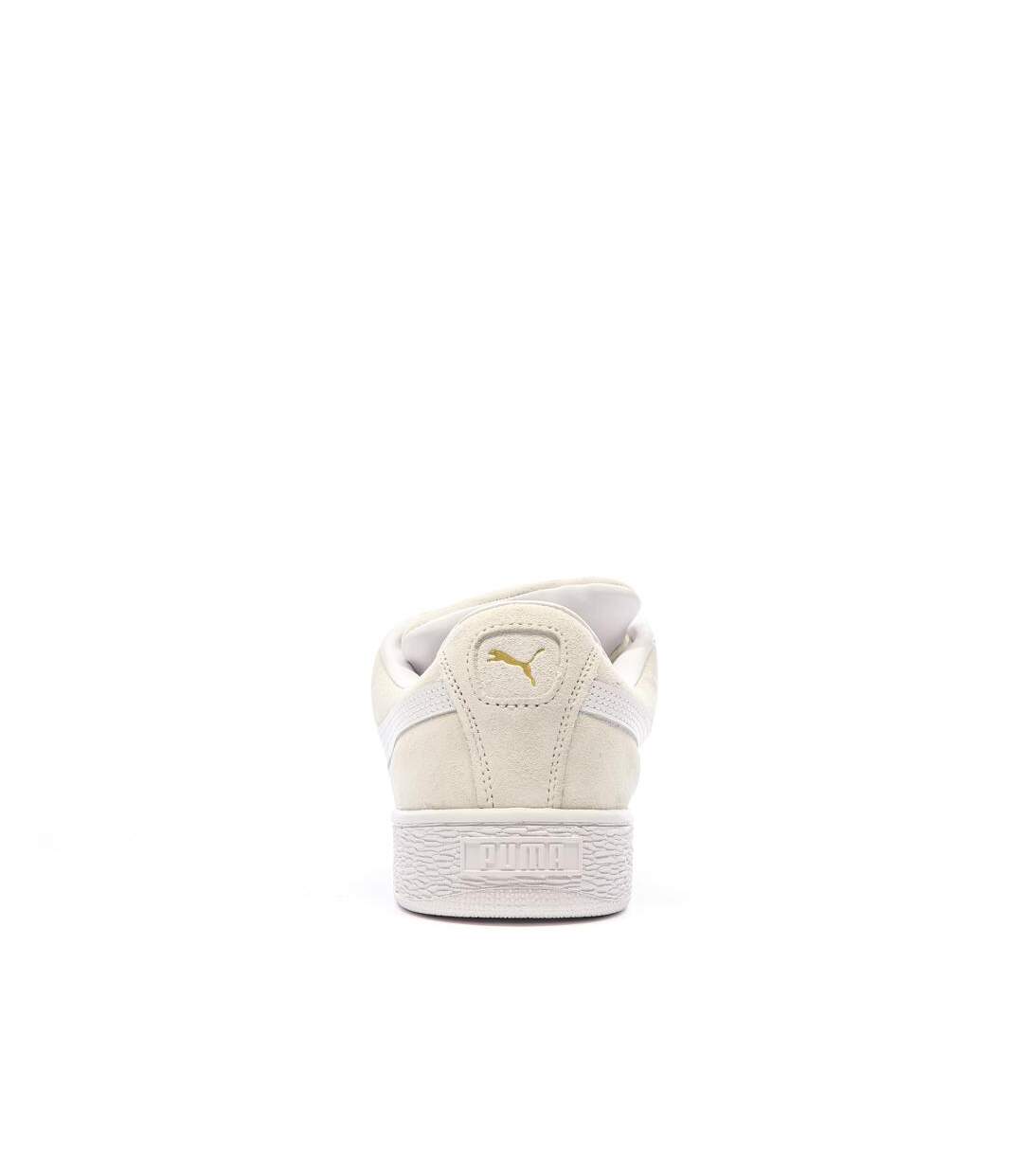 Baskets beige/blanc homme puma suede xl-3