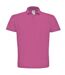 B&C ID.001 Unisex Adults Short Sleeve Polo Shirt (Fuchsia)