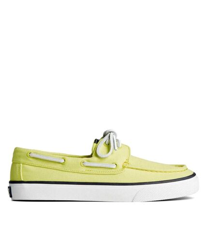 Sperry Womens/Ladies Bahama 2.0 Boat Shoes (Lime/White)