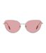 Womens/ladies Harper Plain Sunglasses One Size Silver Burberry-3