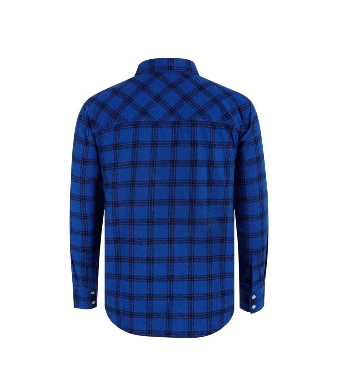 Chemise Manches Longues Motif/style Motif Écossais À Carreaux Homme Bleu Lee Cooper-2