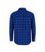 Chemise Manches Longues Motif/style Motif Écossais À Carreaux Homme Bleu Lee Cooper-2