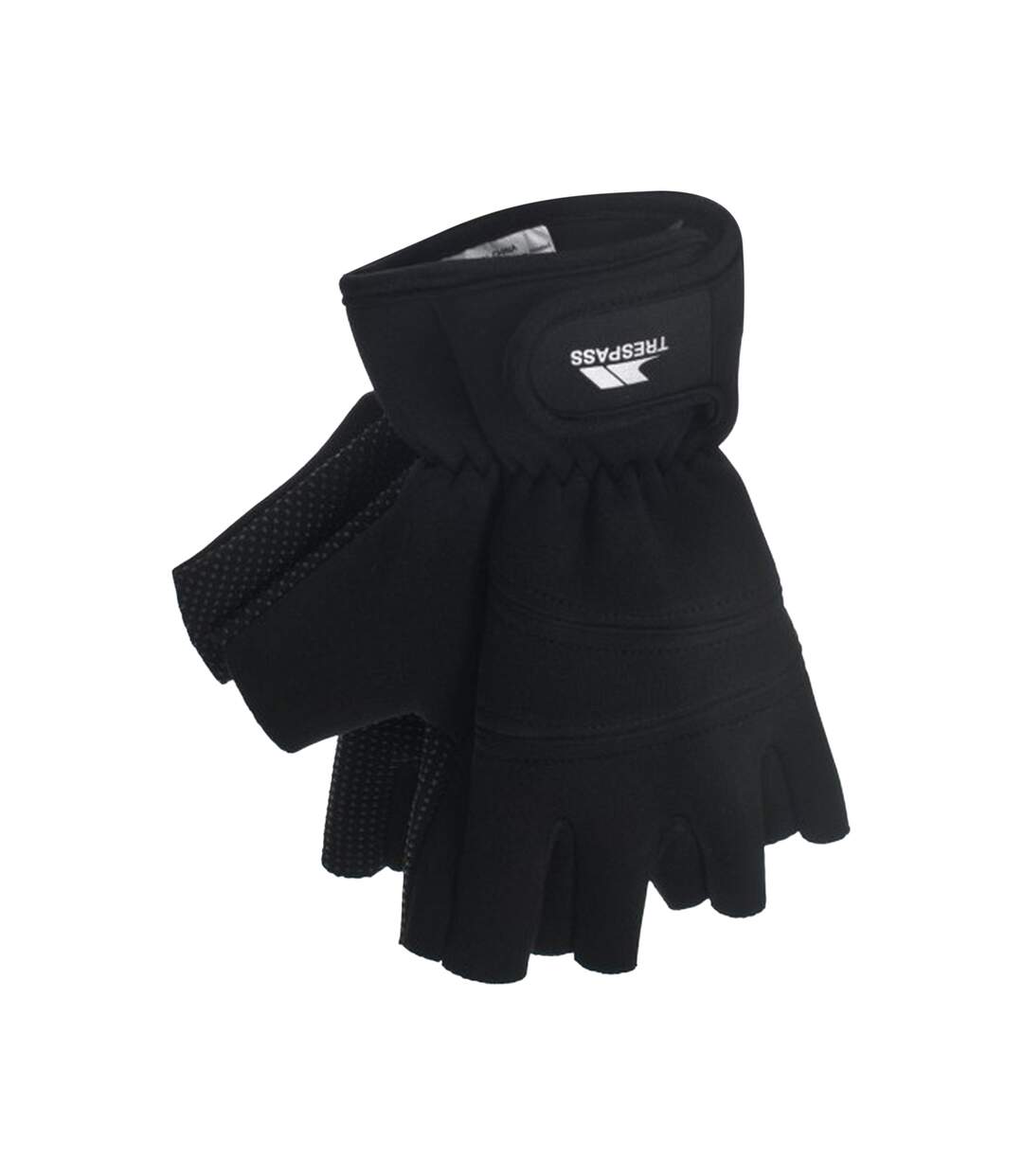 Trespass Adults Unisex Carradale Fingerless Gloves (Black) - UTTP426-3