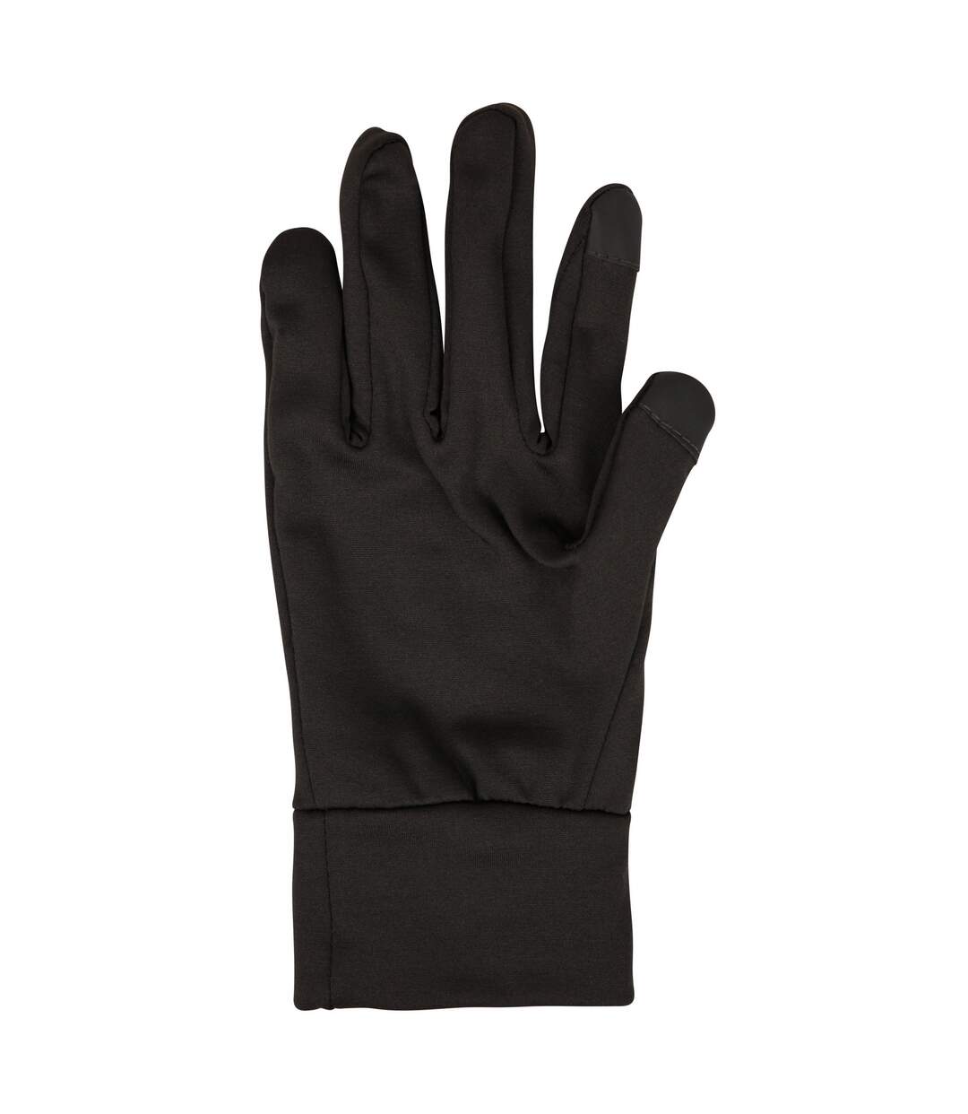 Unisex adult touch screen glove liner black Mountain Warehouse-1