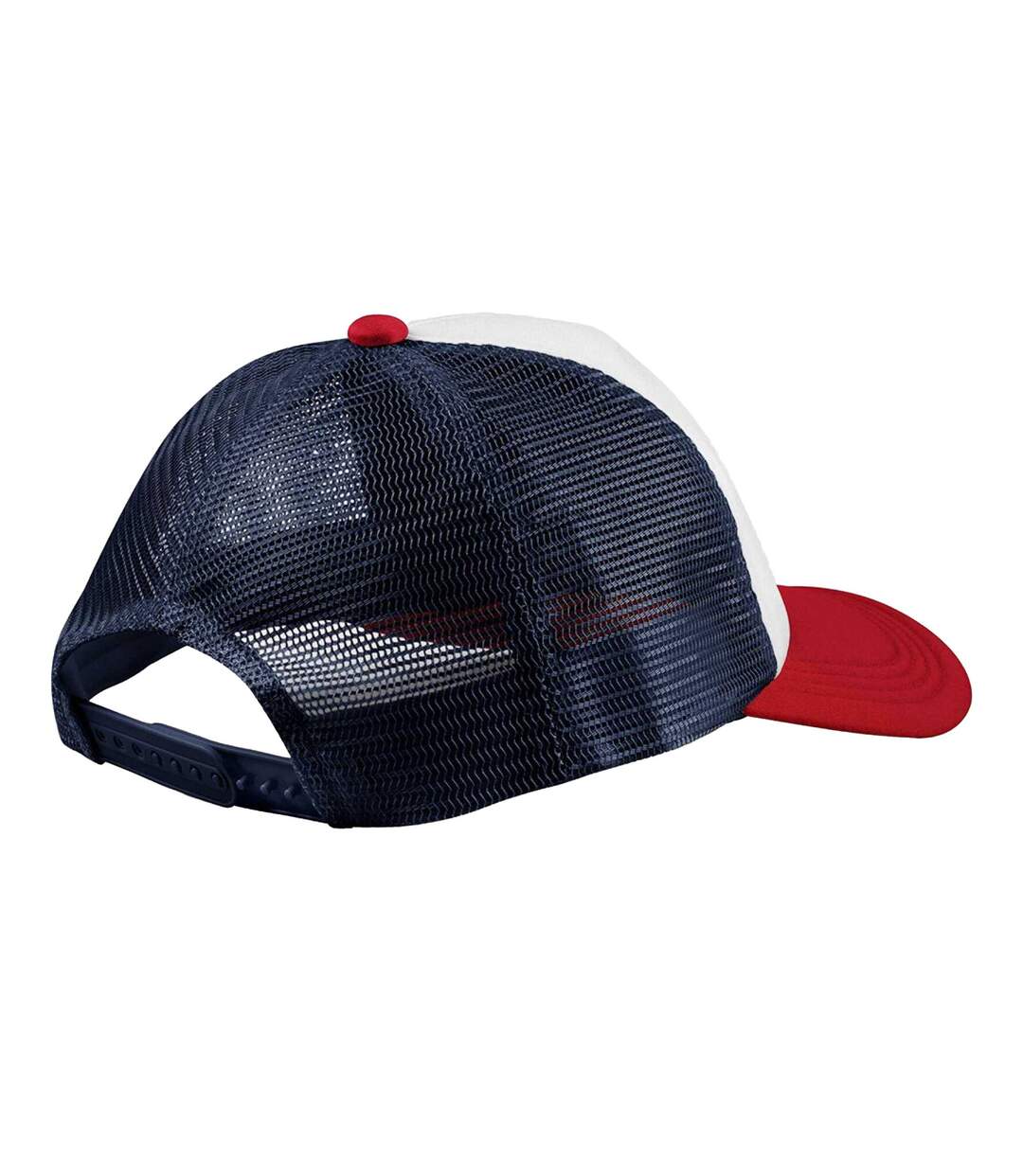 Casquette Trucker Motif/style Rétro Adulte Bleu Marine Rouge Beechfield-2