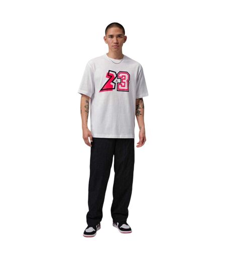 T-shirt Motif/style Imprimé Graphique Homme Blanc Nike