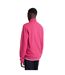 Mens loopback quarter zip sweatshirt rich burgundy Lyle & Scott