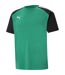 Mens Teampacer Colour Block T-shirt Green Black White Puma-1