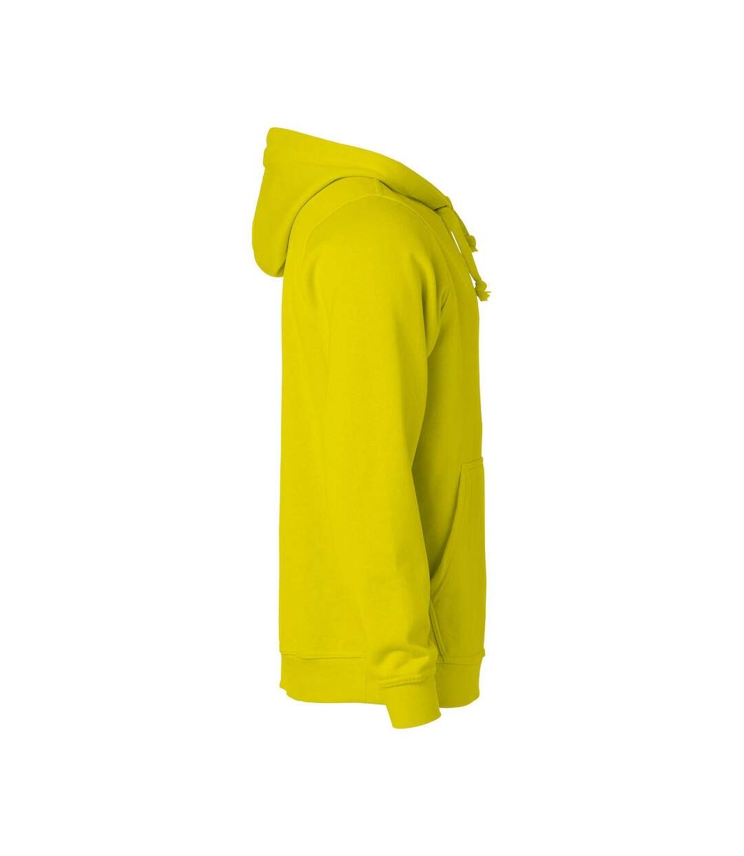 Sweat à capuche basic adulte jaune fluo Clique-4