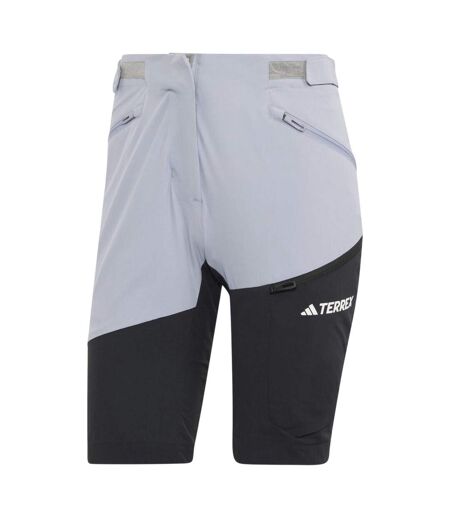 Womens/ladies Xpr Slim Shorts Silver Black Adidas